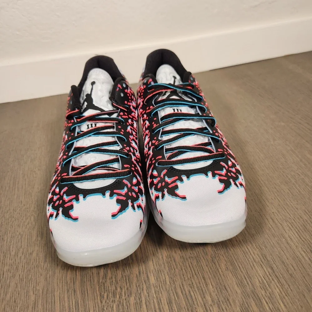 5.5Y Jordan Zion 3 GS Shock World White Black Blue Red FZ4792-060 5.5 7 Women